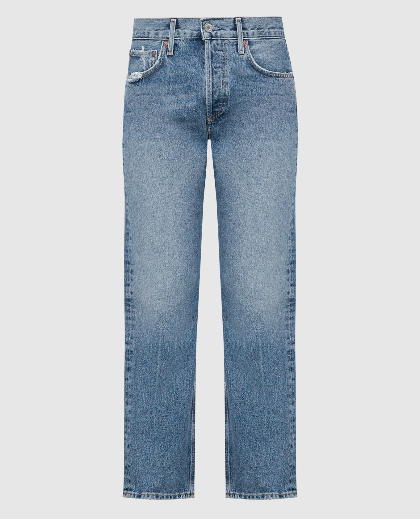Parker blue distressed jeans AGOLDE