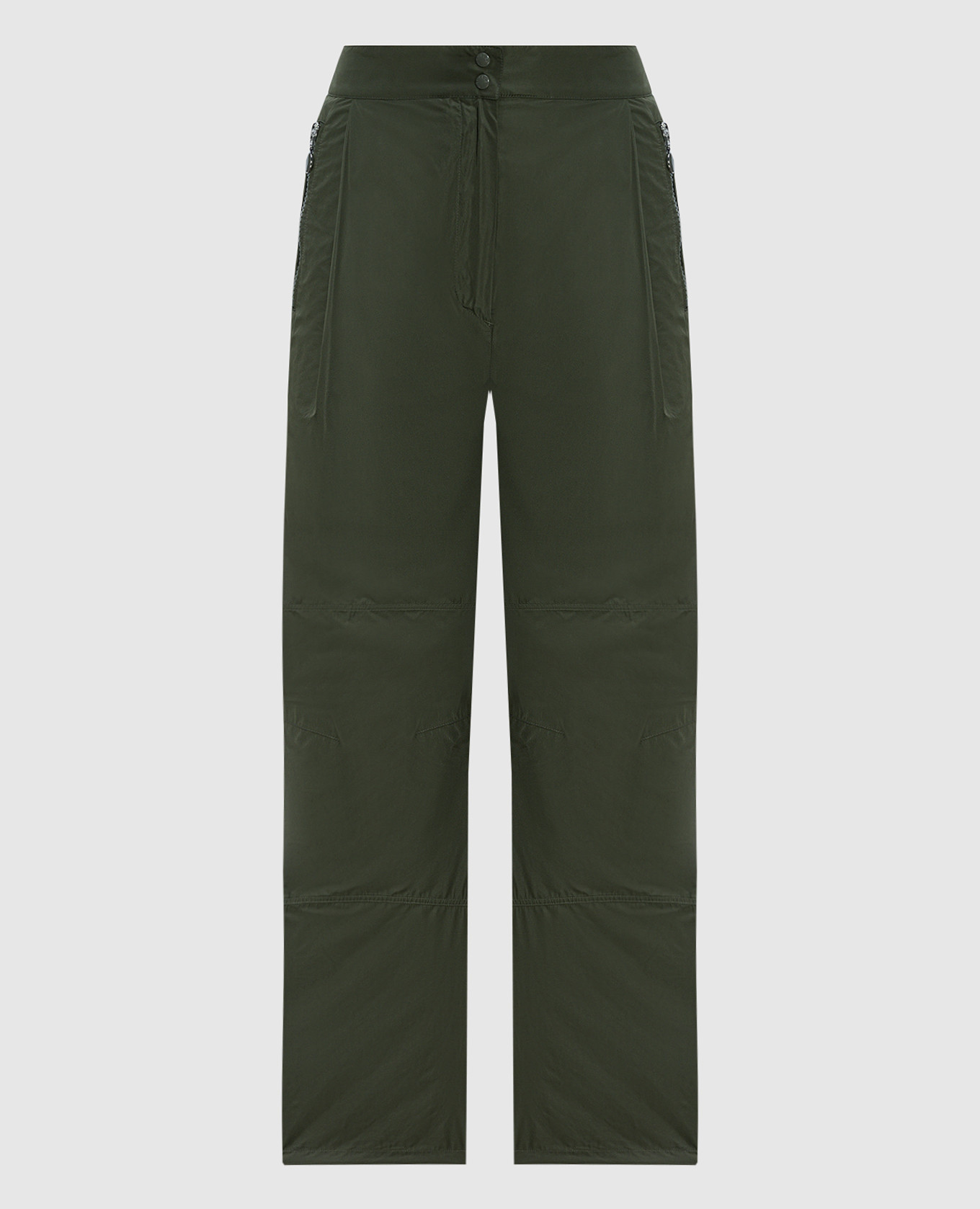 

Green pants with logo Moncler