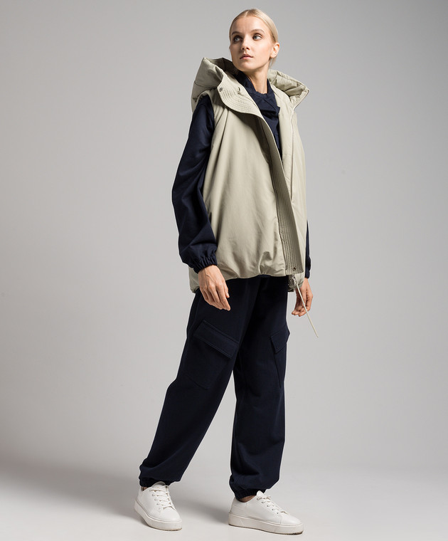 Jil Sander - Green down vest J40AF0012J74276 - shop with Ireland