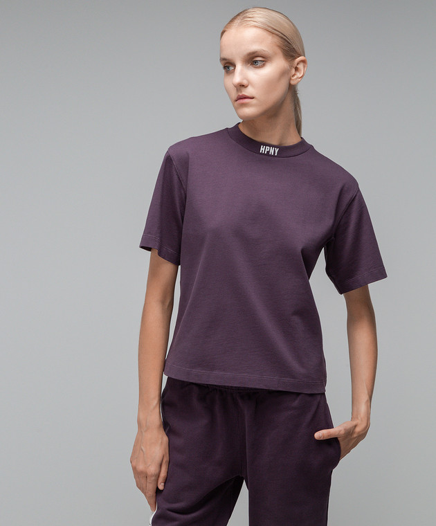 heron preston purple shirt