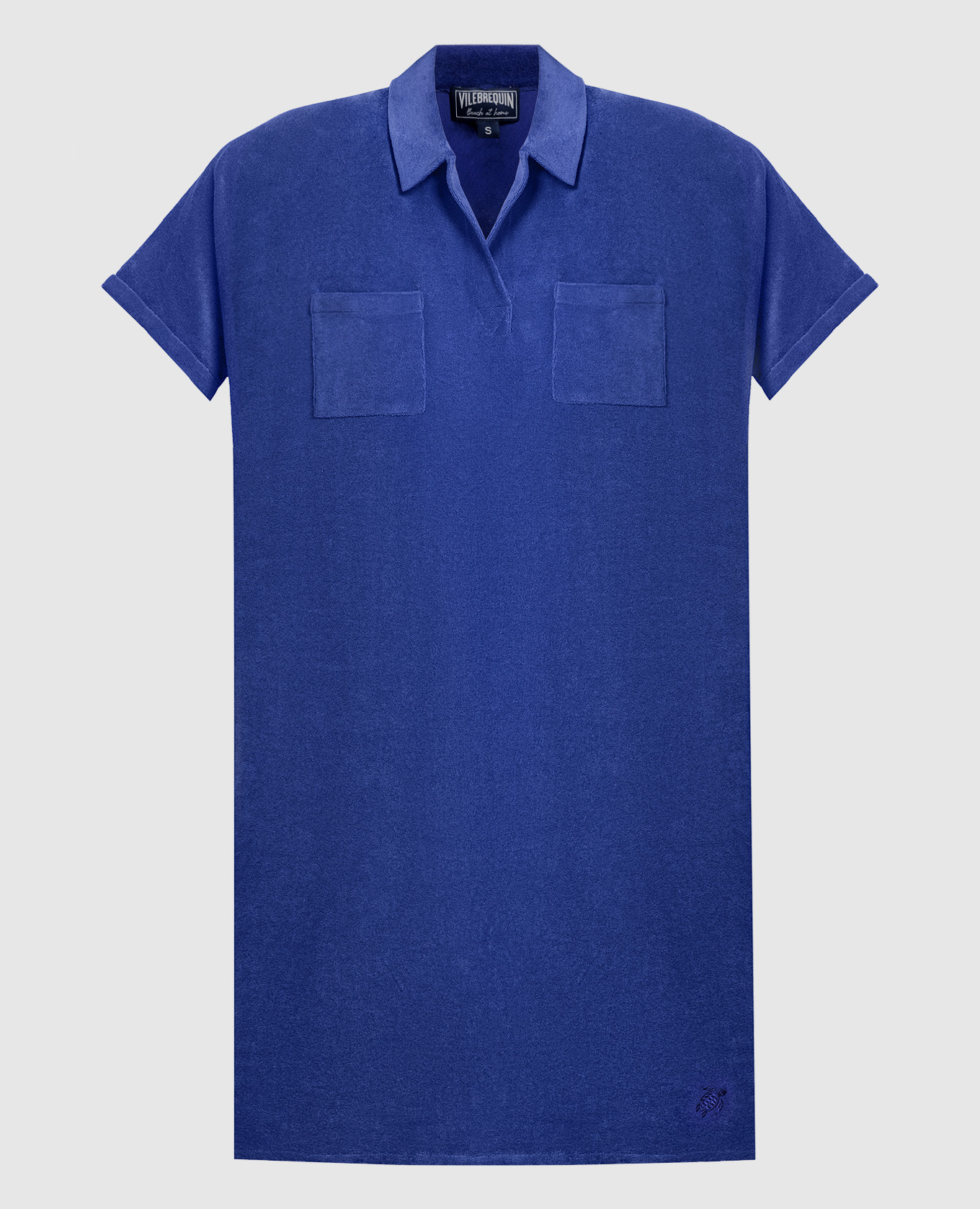 

Louve blue terry nightgown with logo embroidery Vilebrequin