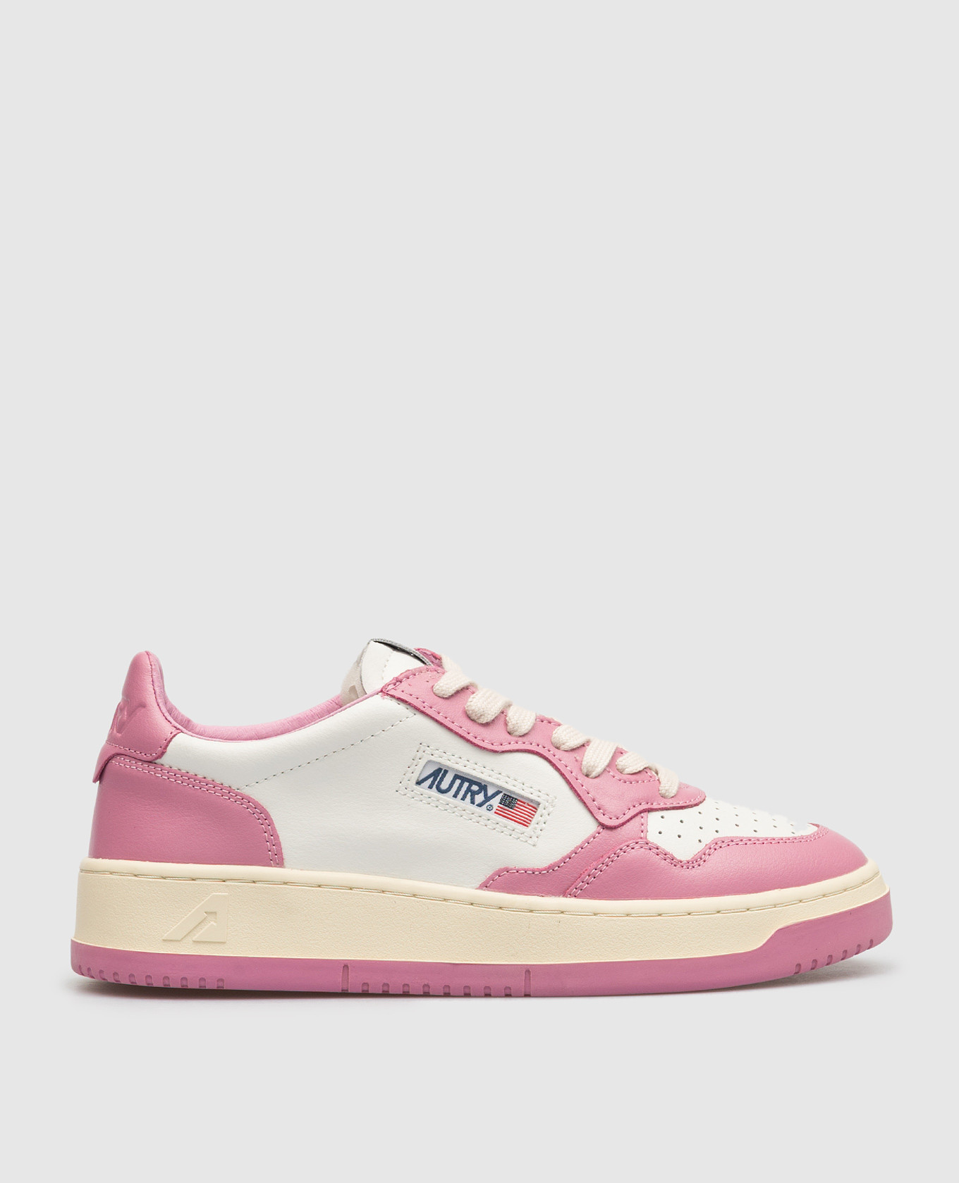 

White leather sneakers with logo AUTRY