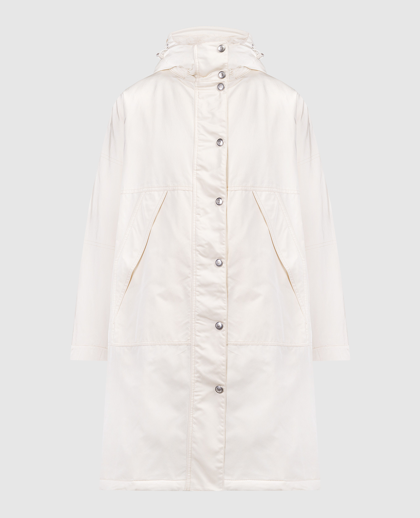 Ermanno Scervino - White jacket with zippers D430B318EUUJ