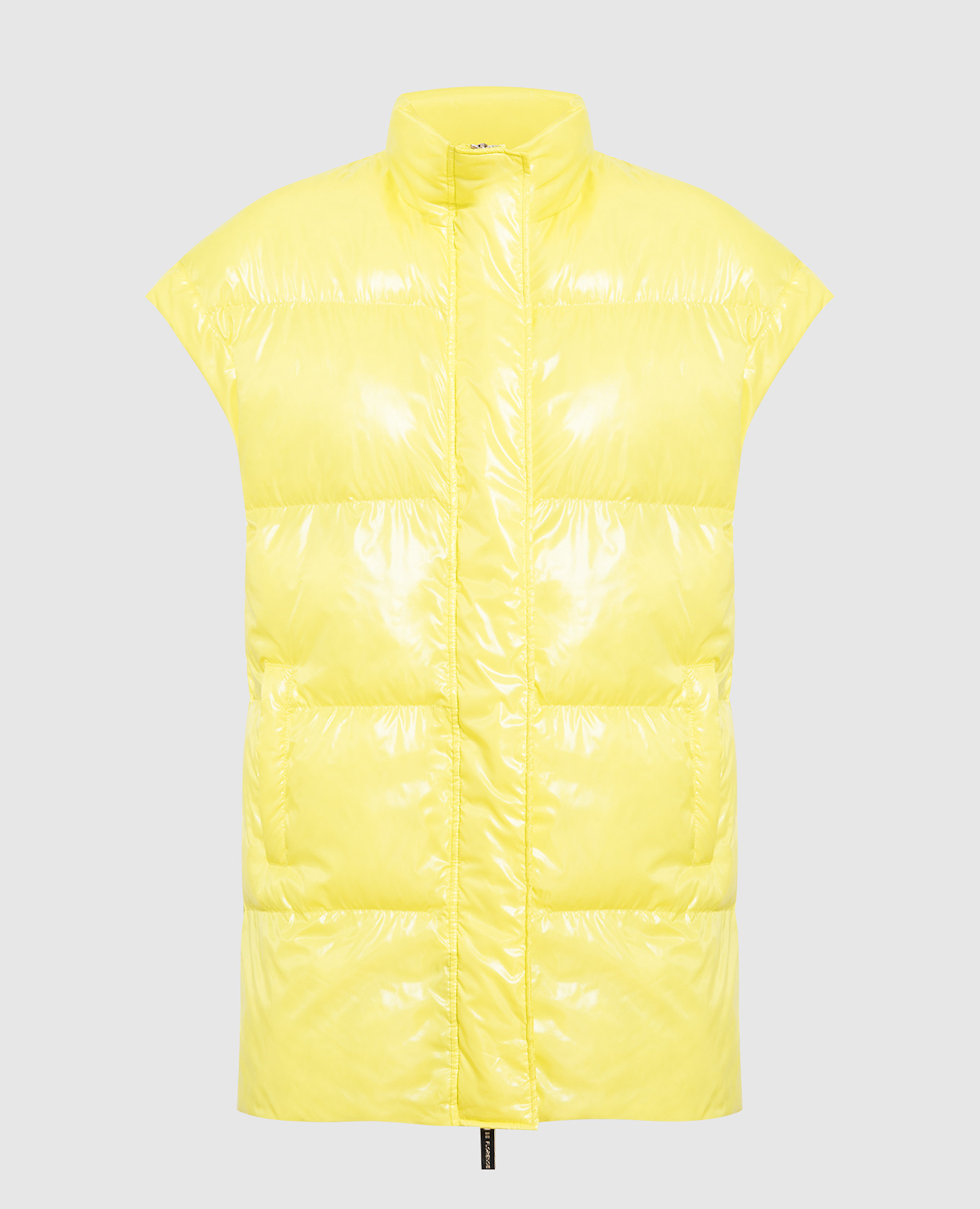 

Yellow quilted vest Be Florence