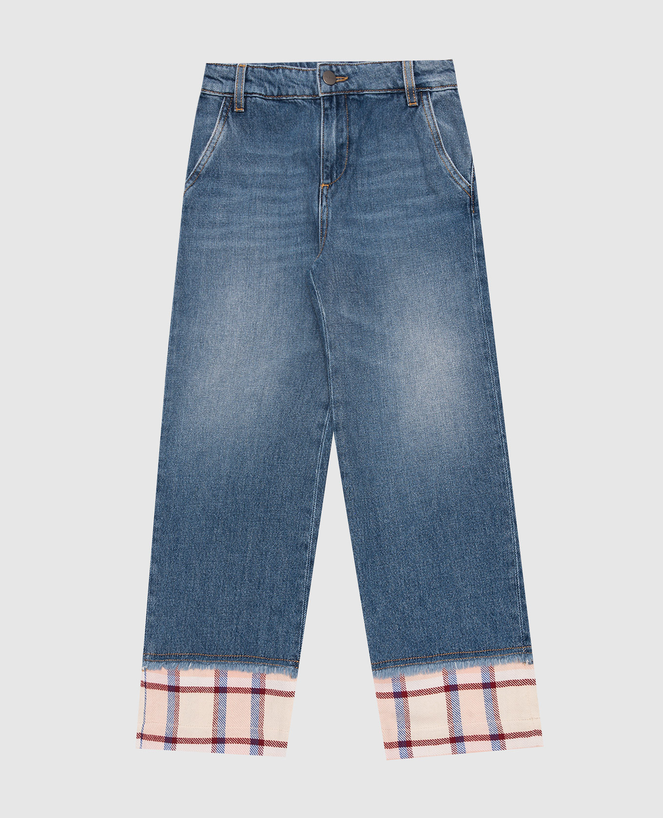 Children&#39;s blue jeans Palm Angels