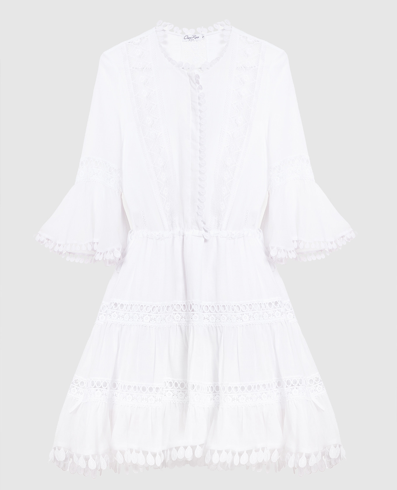

Agatha white dress with lace Charo Ruiz, Белый