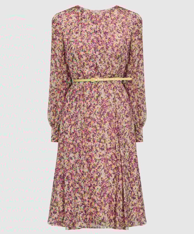 ワンピース Max Mara Abito Midi In Seta Abito donna Viola in misto seta 2519221063600 Bronzo