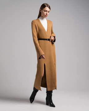 Michael Kors Brown cashmere dress DKA7820003251