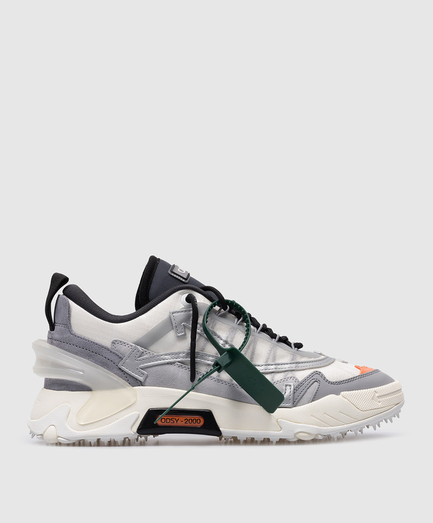 Off-White - Białe tenisówki typu combo ODSY 2000