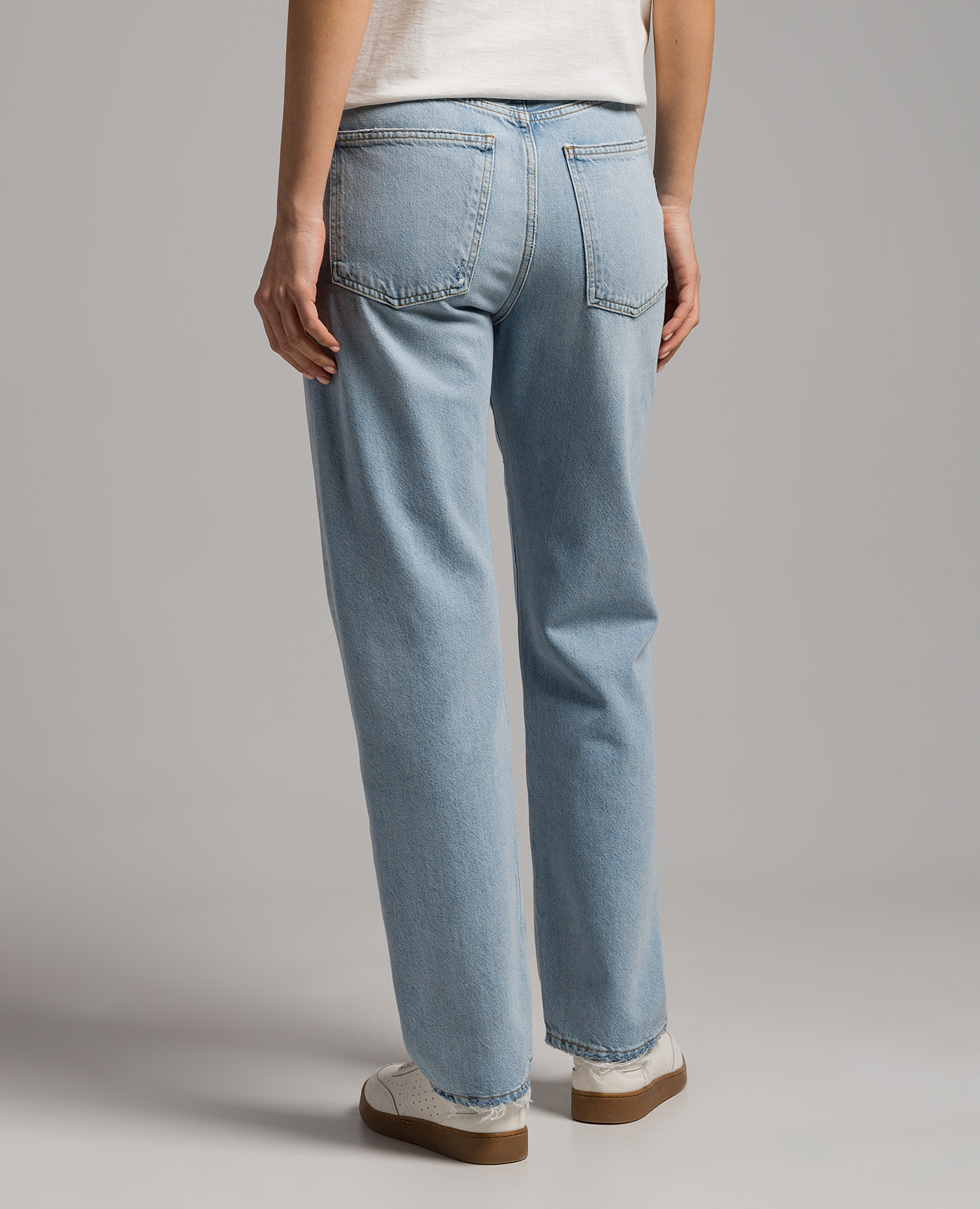 90'S blue jeans with a distressed effect AGOLDE 4