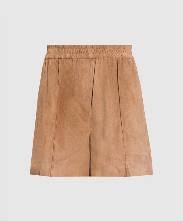 Brunello Cucinelli Short en daim marron clair ChangeClear MPW30P8058 acheter en ligne chez Symbol