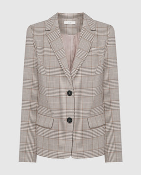 CO Beige checked jacket 6394MPWS