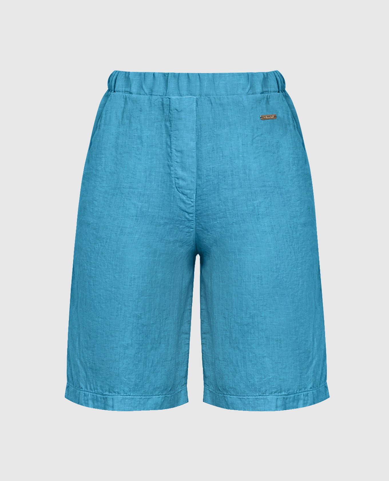 Enrico Mandelli Blue linen shorts