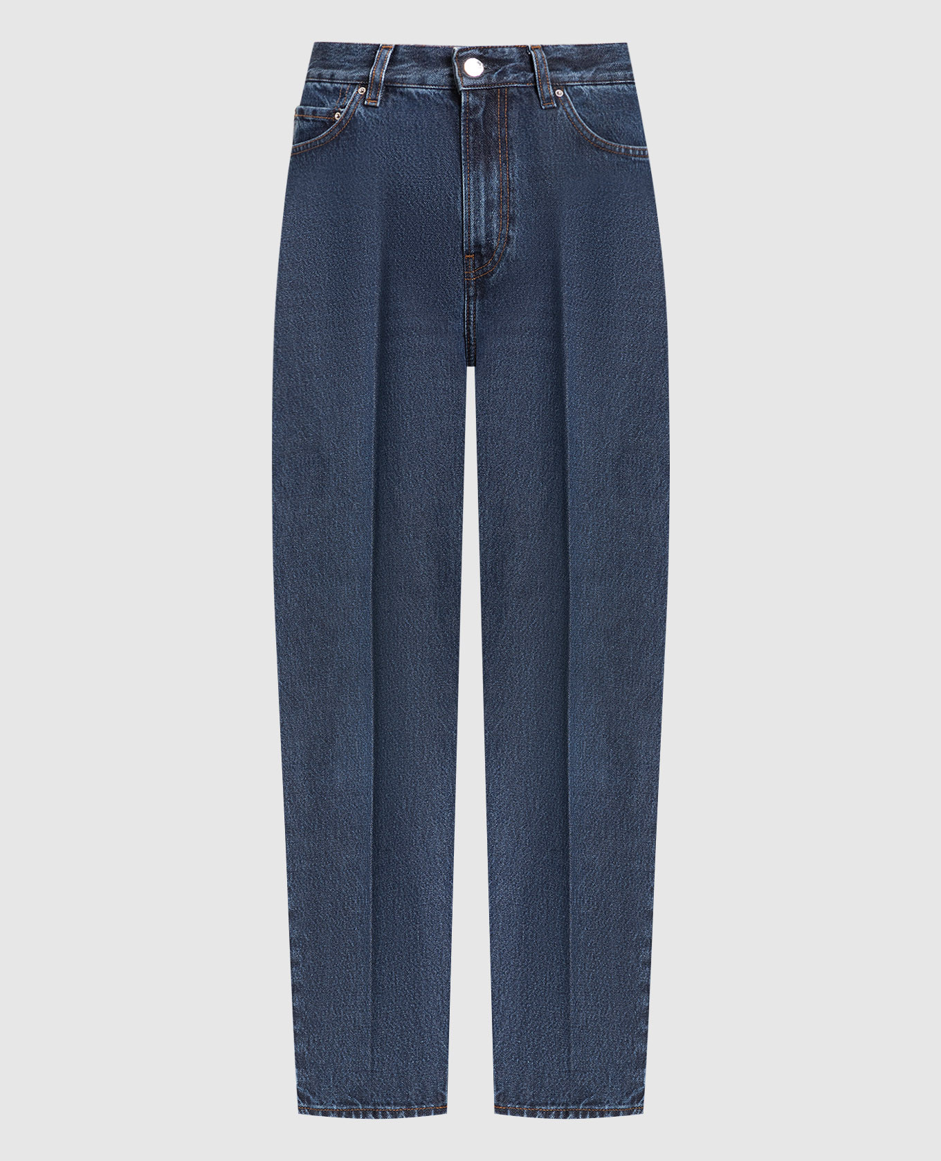 

Blue jeans with logo Toteme, Синий