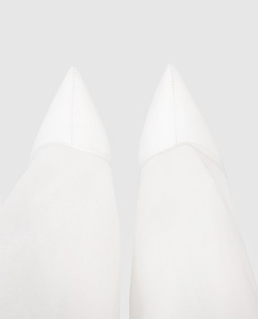Babe Pay Pls White leather boots with lighting 5139522301