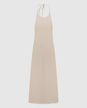 Peserico Beige dress with drapery S0211701509