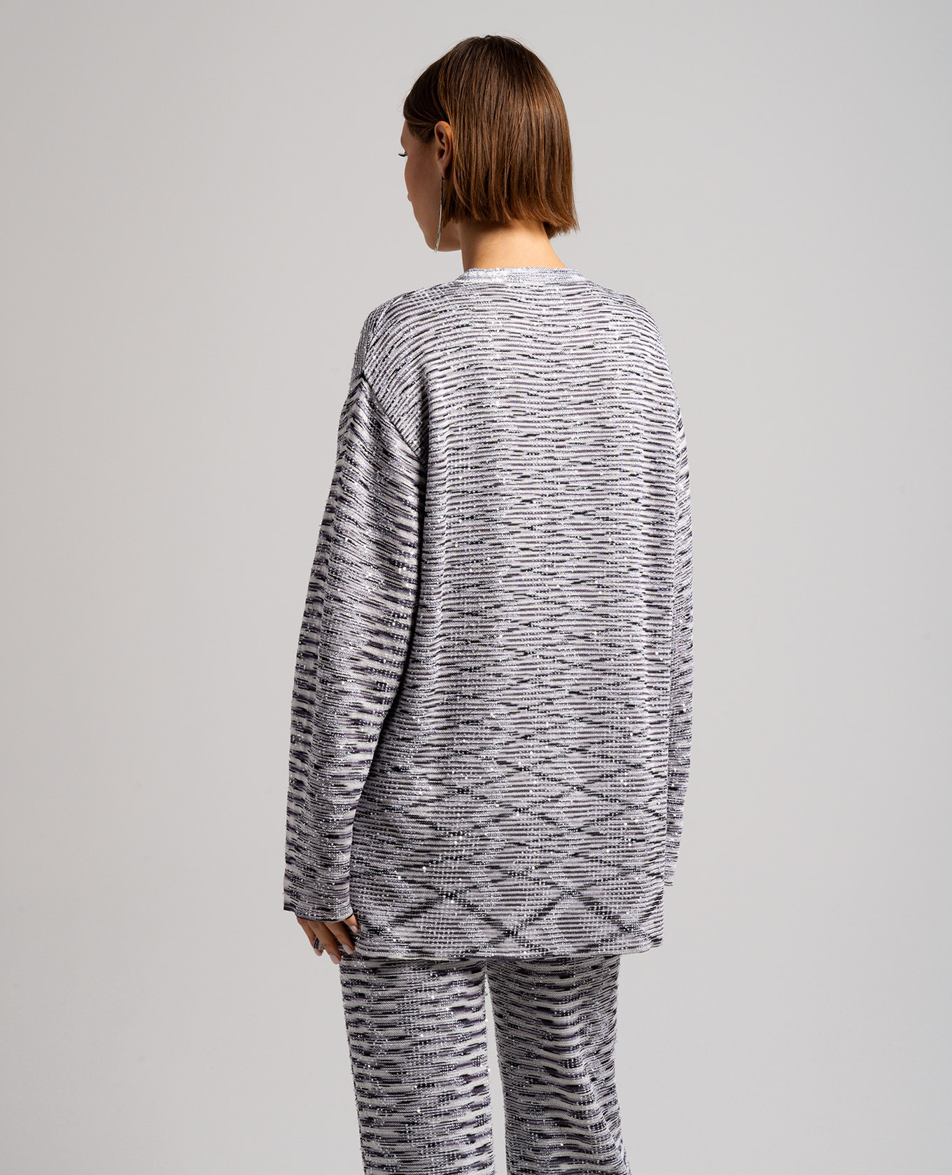 White striped pullover with sequins Missoni 4