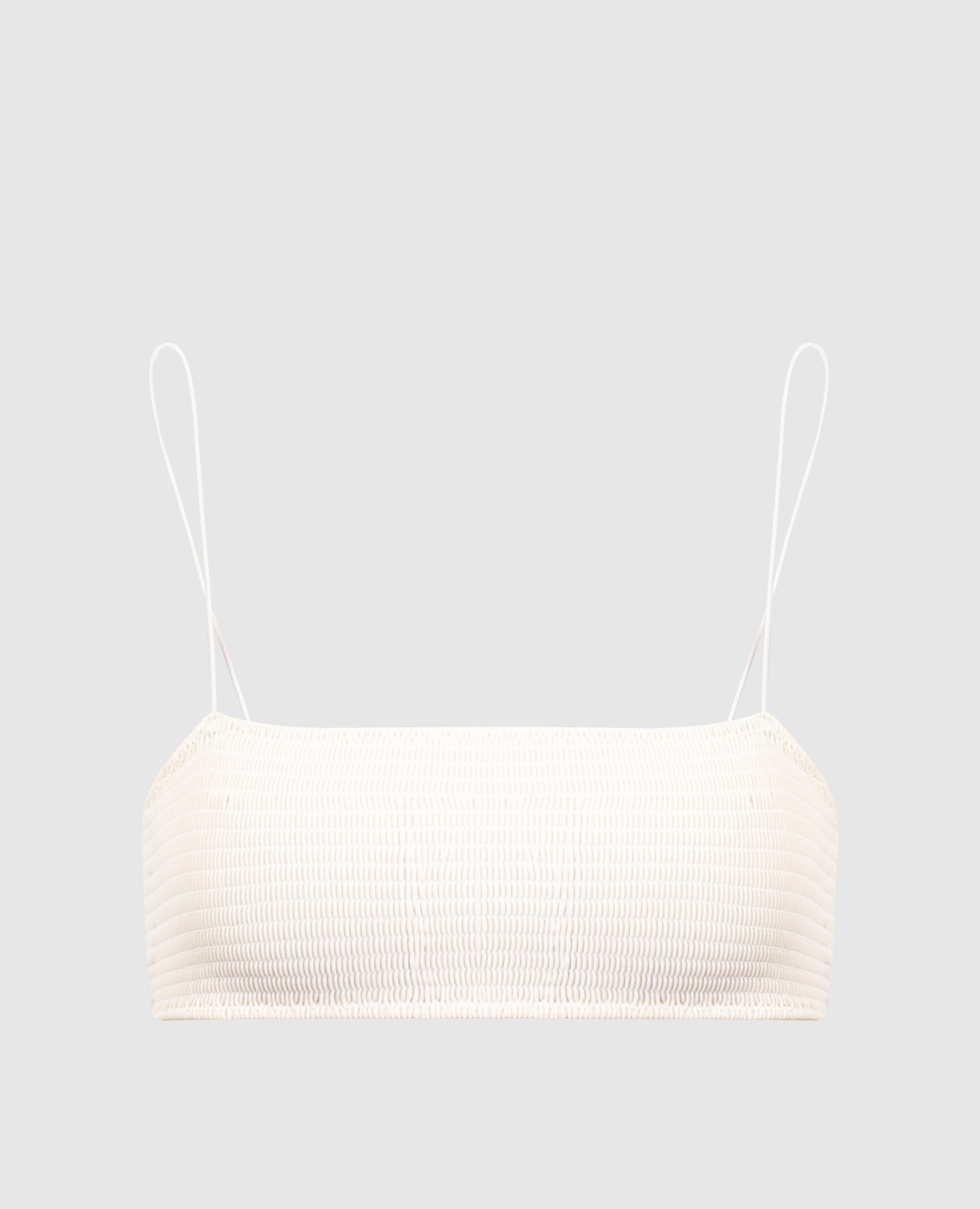 

Beige bodice from a swimsuit with drape Toteme