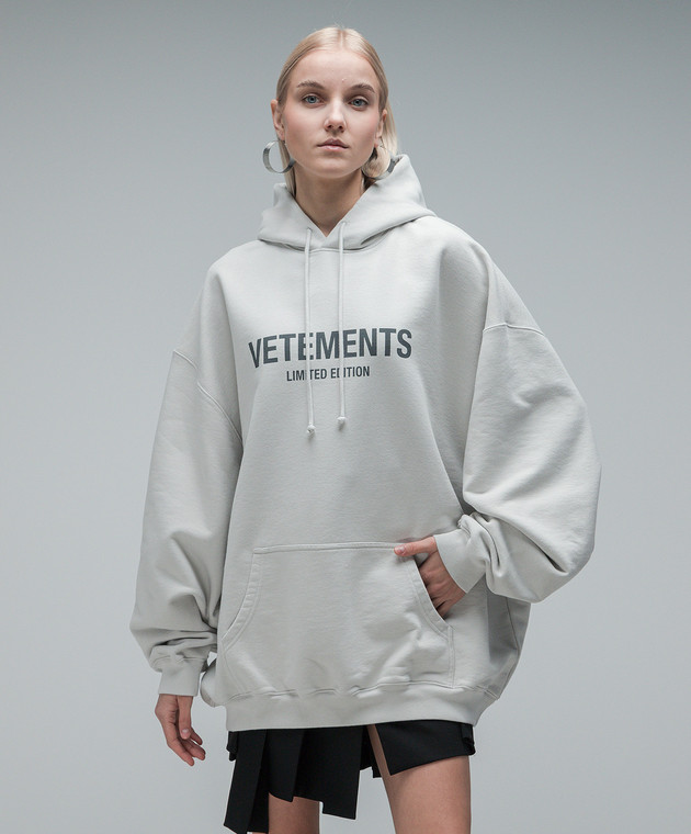 Vetements grey hoodie sale