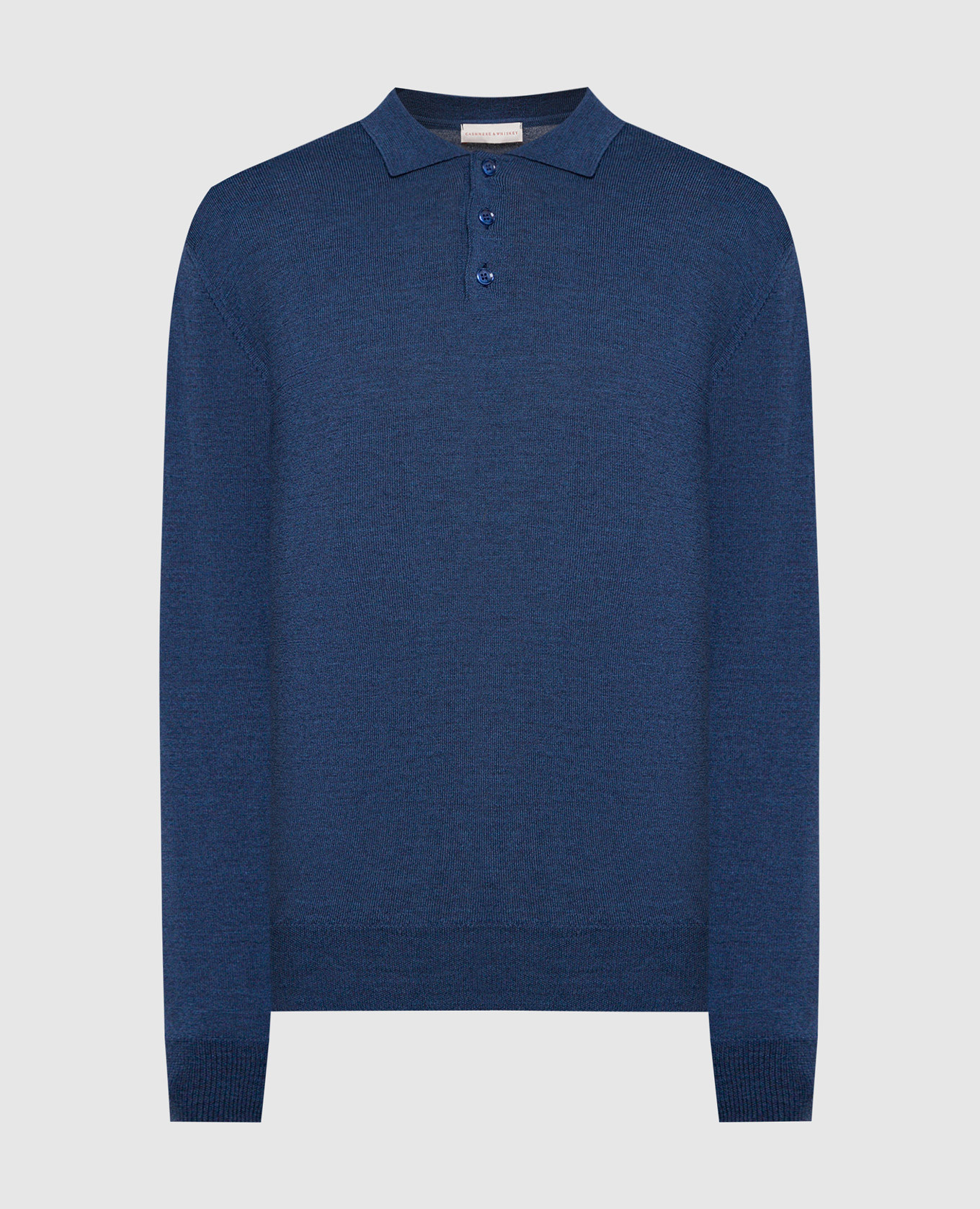 

Blue wool polo shirt Cashmere&Whiskey