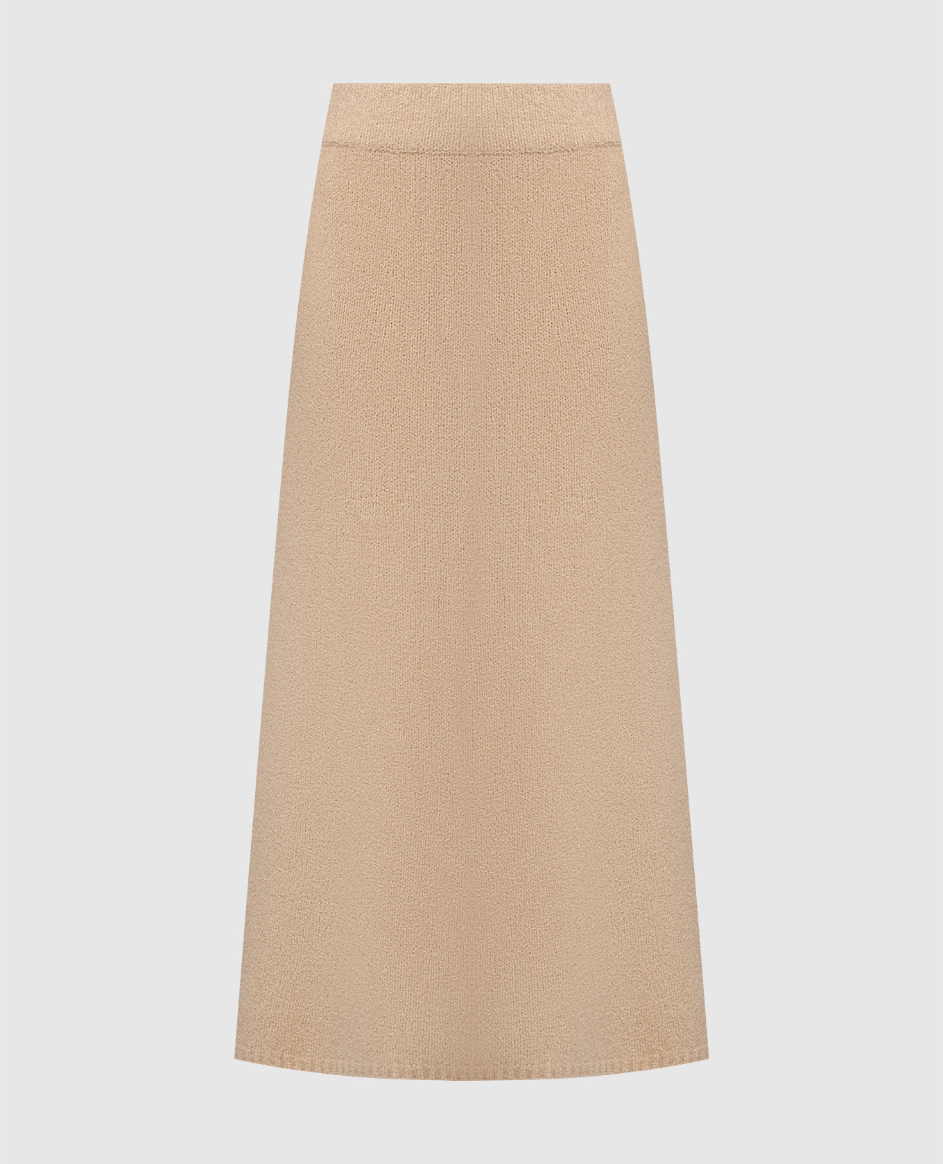 

Kael beige cashmere midi skirt LISA YANG