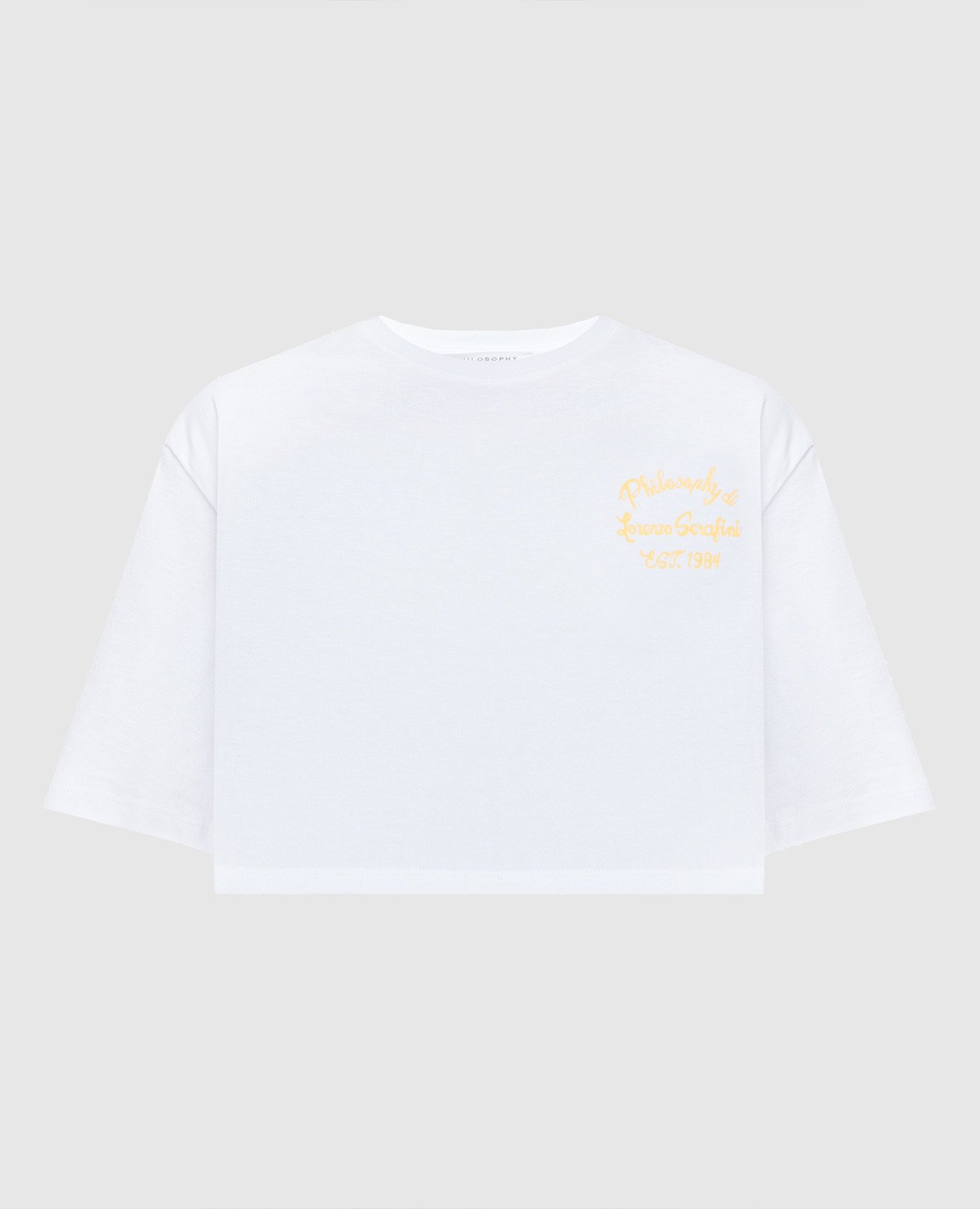 Ieftin Philosophy di Lorenzo Serafini White t-shirt with logo print