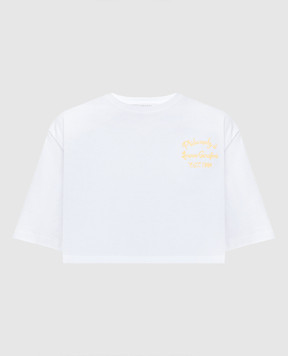 Philosophy di Lorenzo Serafini White t-shirt with logo print A07020756