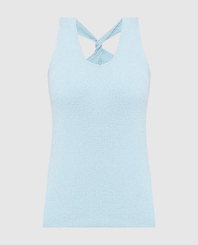 Nanushka Joia blue top NW23RSTP01652