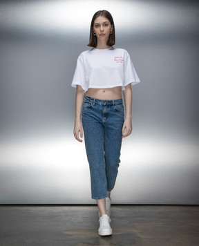 Philosophy di Lorenzo Serafini White t-shirt with a print A07020756
