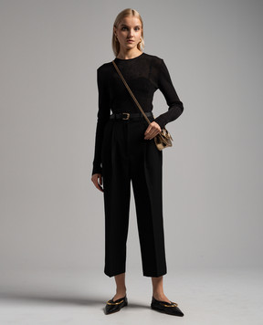 Toteme Black jumper with lurex 241WRT1061YA0027