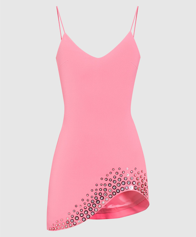 strapless open back dress SEQUIN BOUCLE HALTERNECK MINI DRESS  David Koma