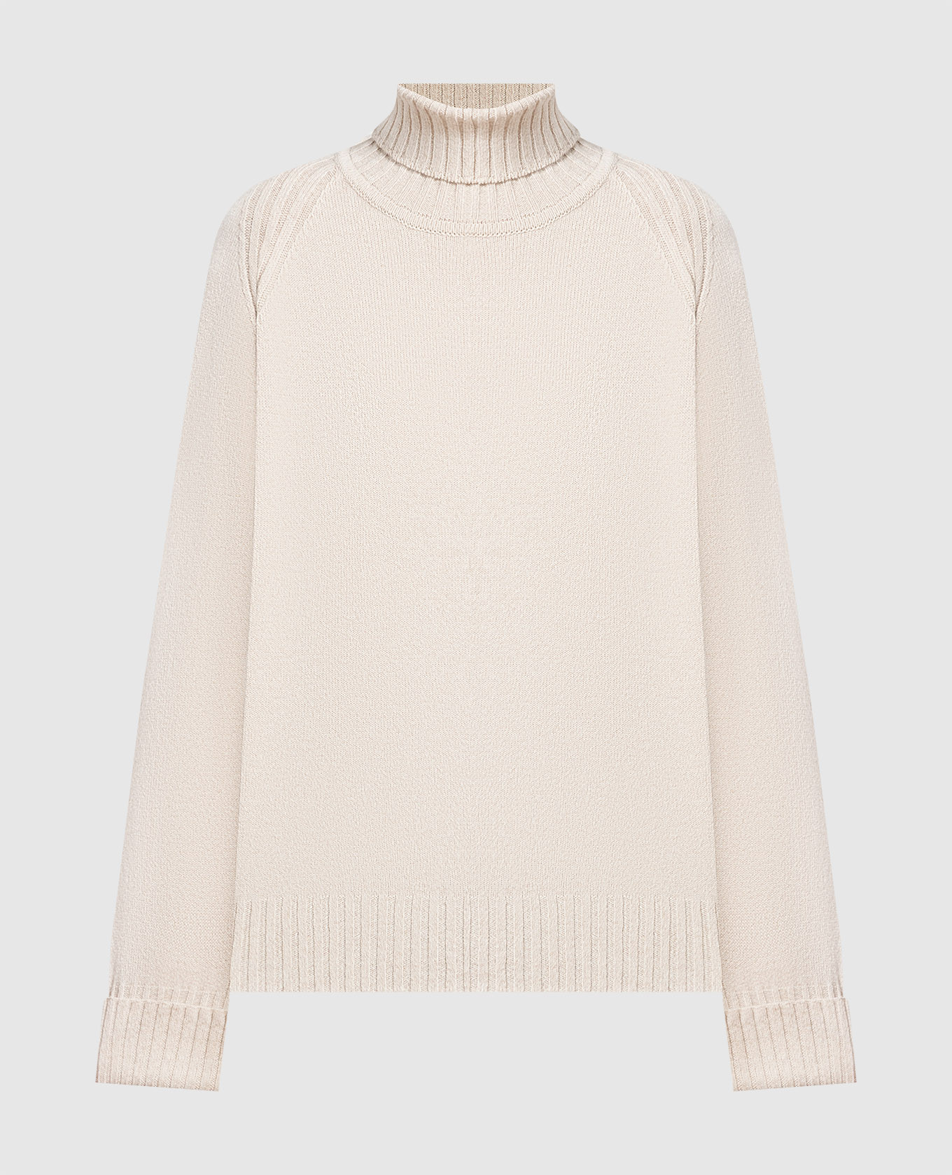 

Fairlie beige wool and cashmere sweater John Smedley