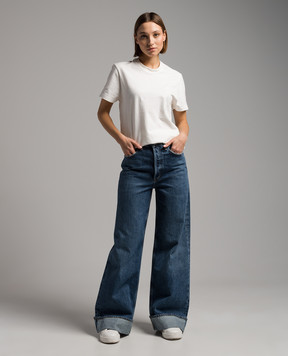 AGOLDE Blue flare jeans Dame Jean A91591206
