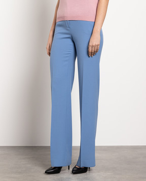 Max Mara Agami wool blue pants AGAMI