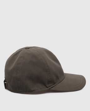 Borsalino Khaki Logo Hiker Rain Cap B95174BVAA0019