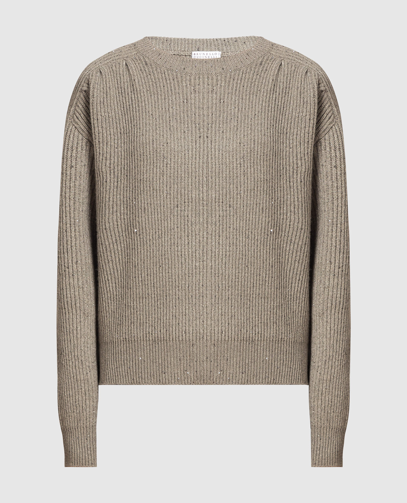 

Olive Sequin Sweater Brunello Cucinelli, Khaki