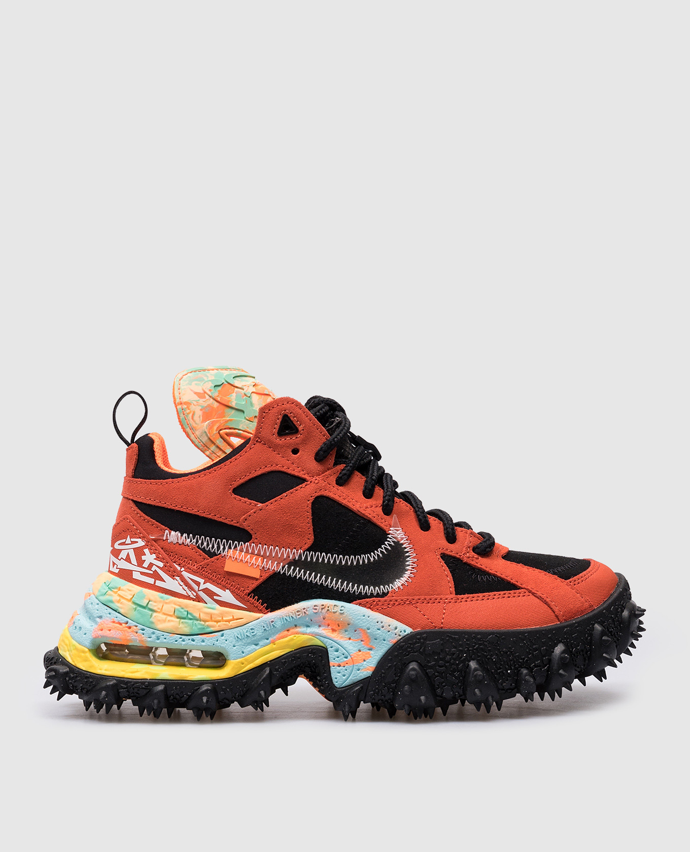 

Nike Terra Orange Suede Trainers Off-White, Оранжевый