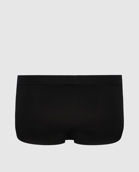 Zimmerli Sea Island logo briefs in black 2861444