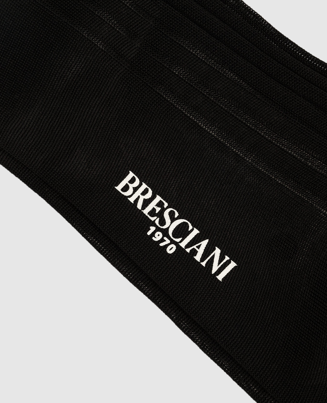 

Black striped socks Bresciani