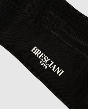 Bresciani Black striped socks MC009UN0001XX