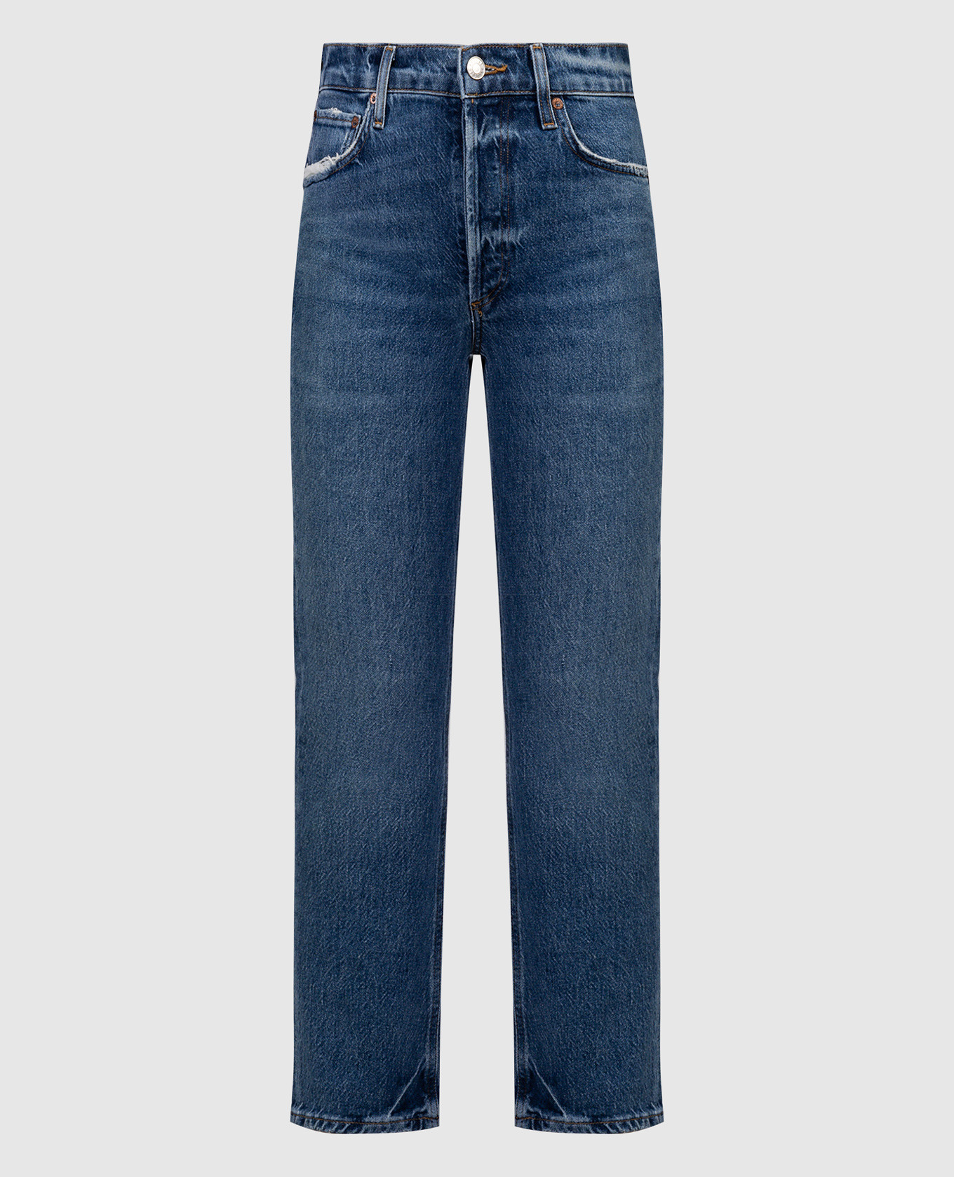 

Riley blue distressed jeans AGOLDE
