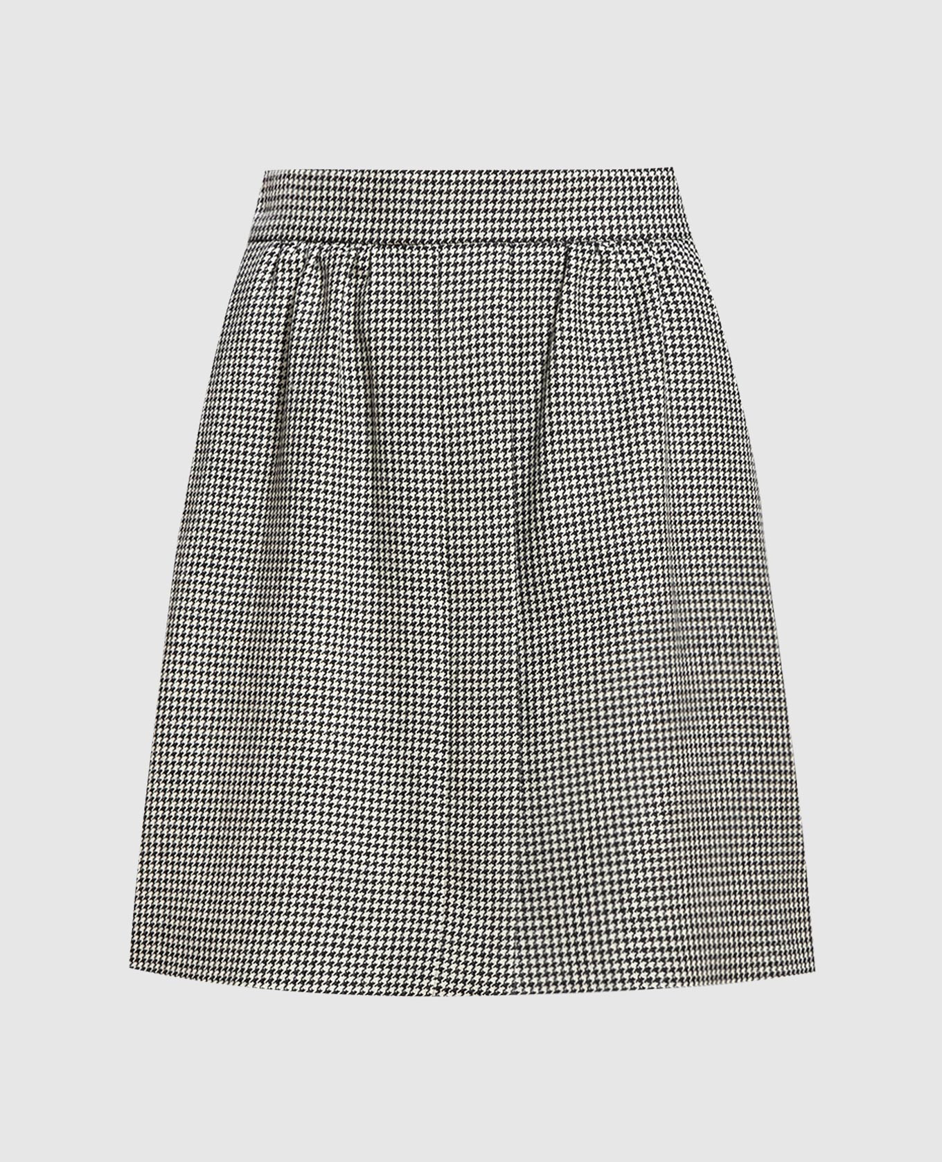 

A skirt made of wool in a houndstooth pattern Max Mara, Черный