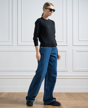 Allude Black cashmere jumper 23570003