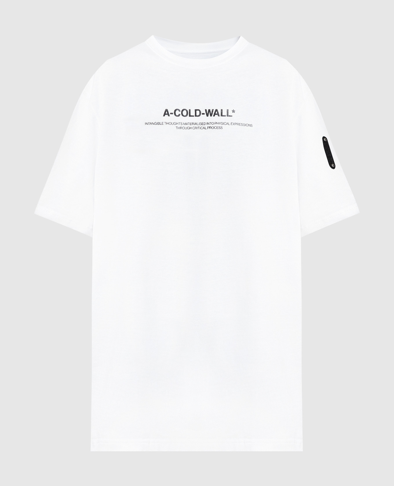 White t-shirt with logo a cold wall