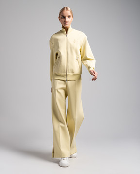Jil Sander Yellow sports jacket with logo monogram J02HG0101J20054