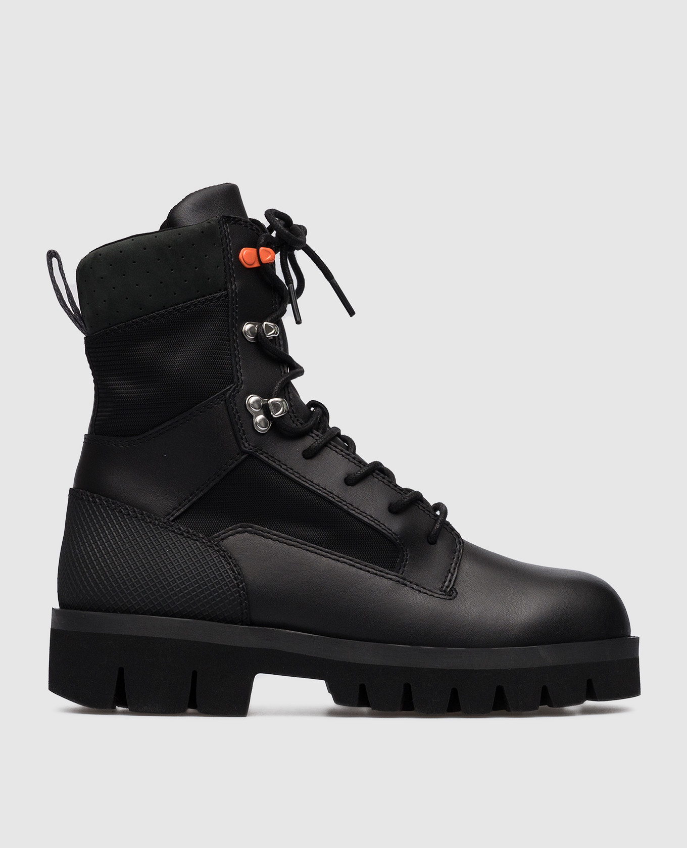 

Black combination boots Heron Preston, Черный