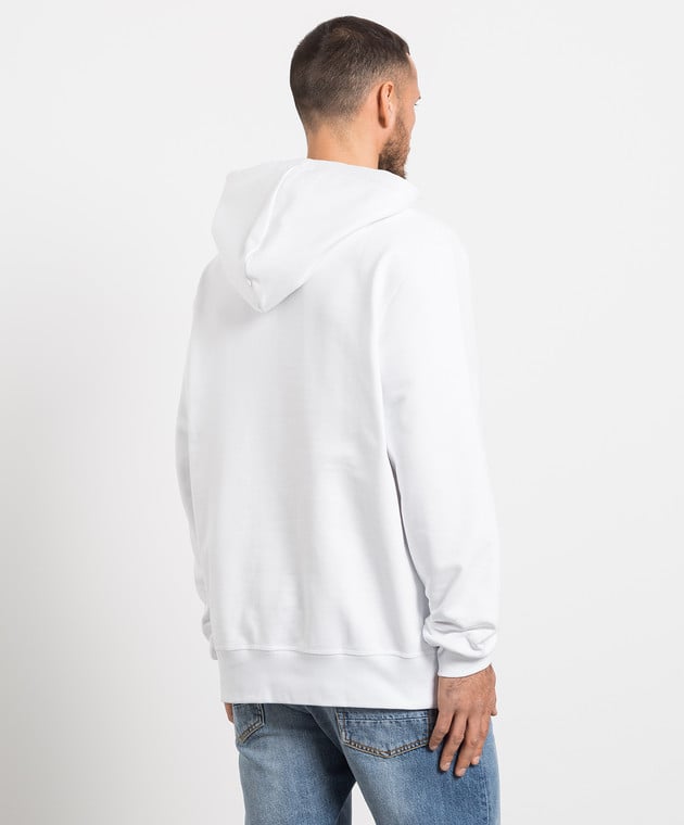 Alexander mcqueen white hoodie sale