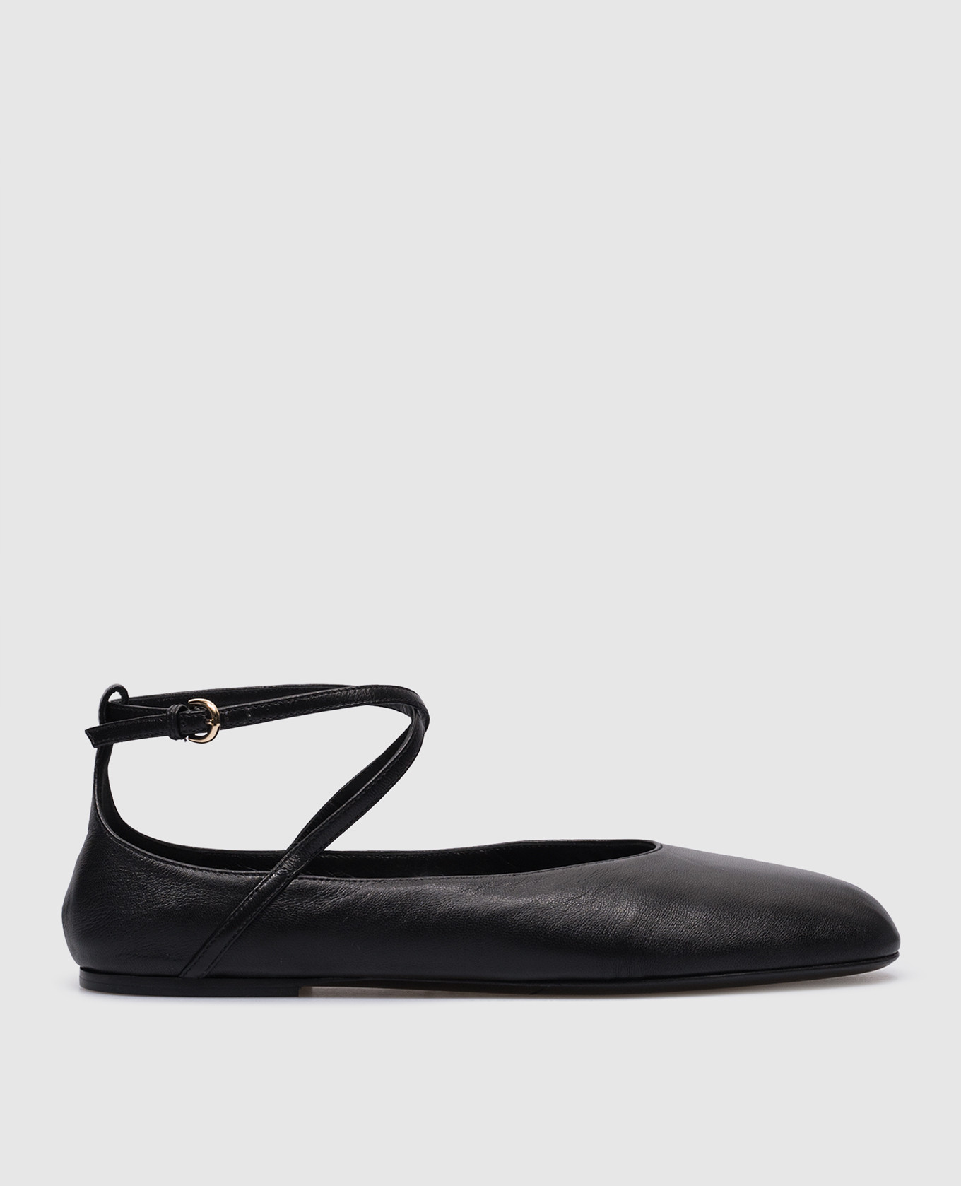 Ballerina black leather ballet shoes co