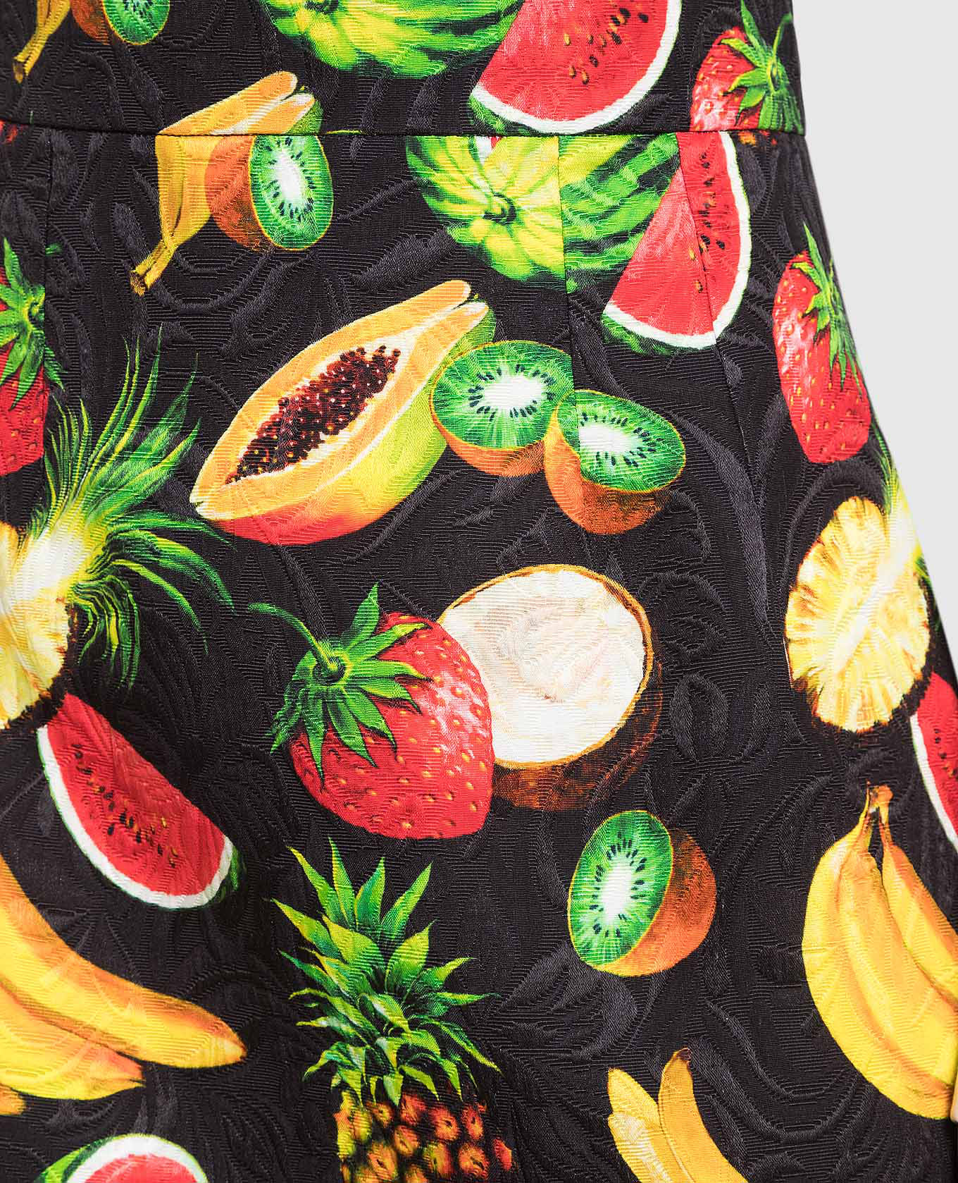 

Black printed skirt Dolce&Gabbana