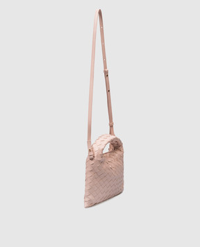 Bottega Veneta Hop beige leather crossbody bag 777586V3IV1